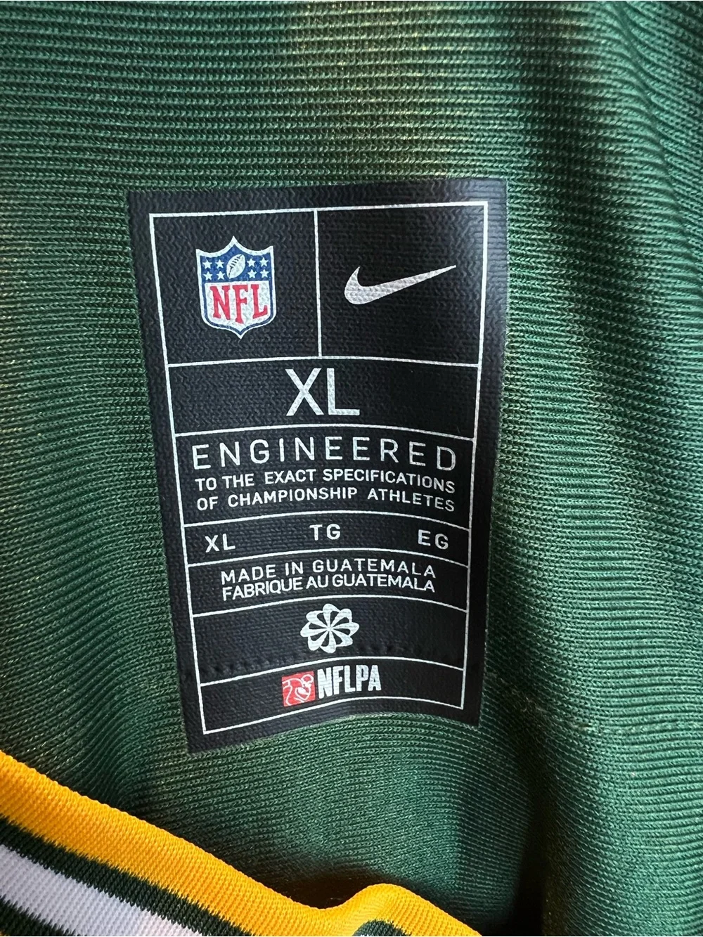 Jacobs Green Bay Packers Jersey - Mens XL